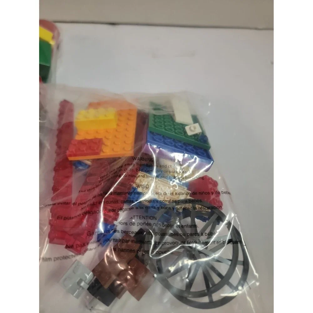 LEGO Mixed Parts Lot Bricks Plates Cannon Wheels Crocodile Build Vintage Pieces